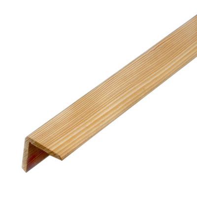 Baguette d'angle sapin raboté 47 x 47 mm L.2,5 m