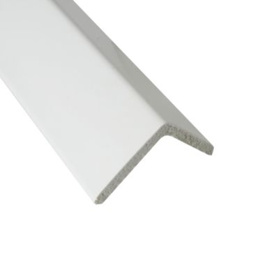 Baguette d'angle XPS extrudé blanc ép. 2 cm L. 2,4 m