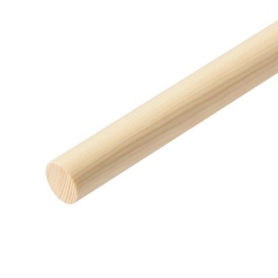 Baguette ronde lisse pour tourillon en pin Ø.14 mm x L.2,40 m