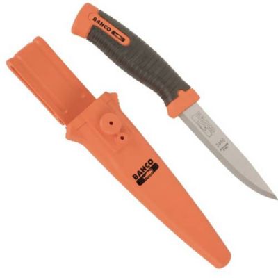 Bahco SB-2446 couteau multifonction électricien noir/orange lame 102 mm