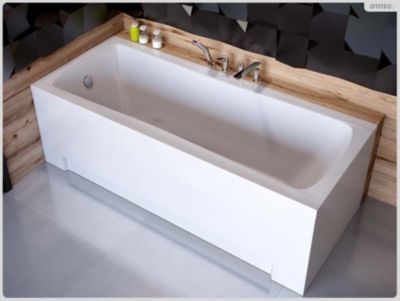 Baignoire 170x70 sans tablier sans habillage - OPTIMA