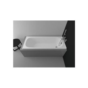 Baignoire ALVERANA en acier émaillé 70 cm - 120cm - Sans