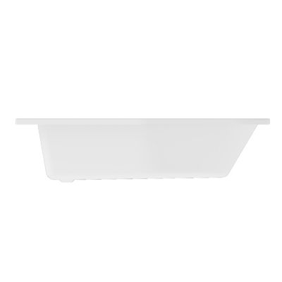 Baignoire asymétrique droite 160x90 cm Cavally blanc