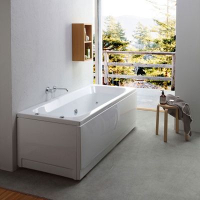 Baignoire Avec Hydromassage En Acrylique Ester L.170Xp.70Xh.58Cm