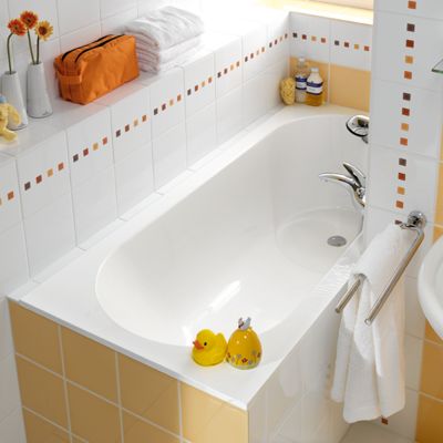 Baignoire bain douche 170 X 75 VILLEROY ET BOCH Libra quaryl