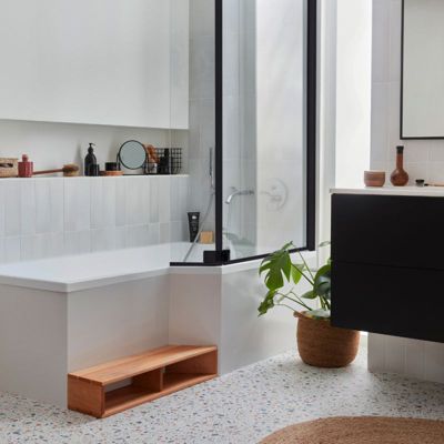 Baignoire bain douche 170 x 90 cm JACOB DELAFON Neo blanc brillant droite