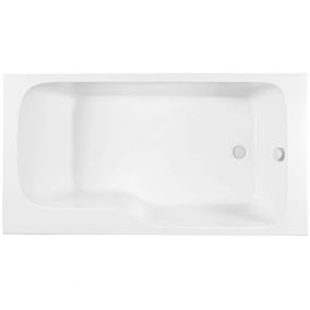 Baignoire bain douche JACOB DELAFON Malice 160 x 85 cm version Droite, Blanc mat