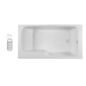 Baignoire bain douche JACOB DELAFON Malice + nettoyant 160 x 85, version droite