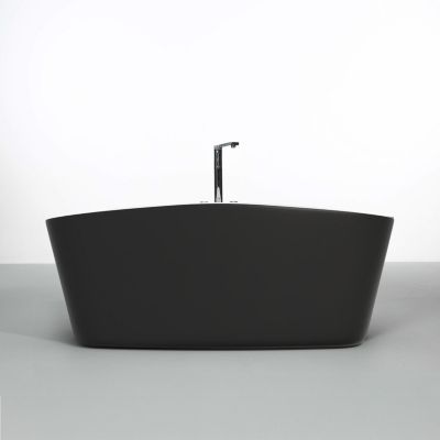 Baignoire Balnéo îlot Tao Black Bulle 170x80x65cm, By Spalina