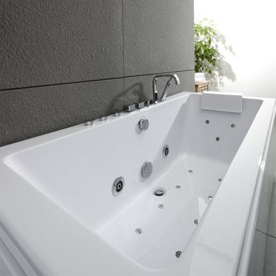 Baignoire Balnéo Sikinos White Jets, 170x80cm, by Spalina