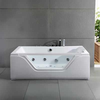 Baignoire Balnéo Tahiti White Jets, 170x80cm, by Spalina