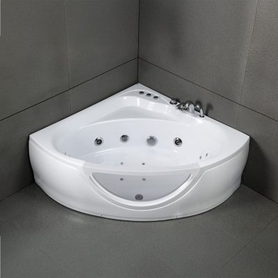 Baignoire Balnéo Tasmanie White Jets, 135x135cm, by Spalina