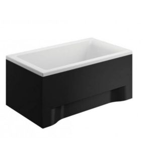 Baignoire CAPRI BLACK MINI avec tablier 70 CM - 100cm