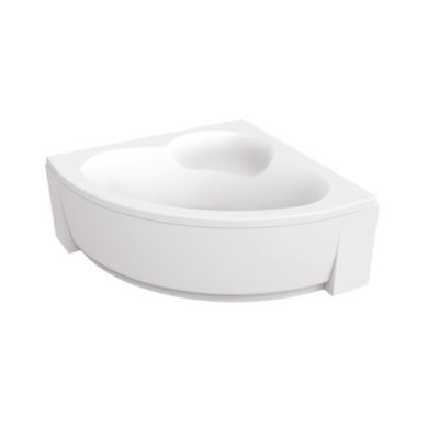 Baignoire d'angle 140 x 140 cm Aiguebelle + Tablier Valentin