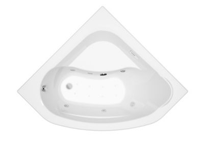 Baignoire D Angle 140 X 140 Cm Allibert Essentia Lucina Castorama