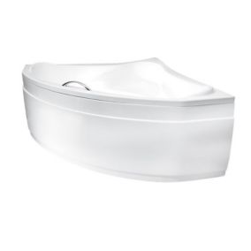 Baignoire d'angle EWA 134x134x57,5 cm avec tablier