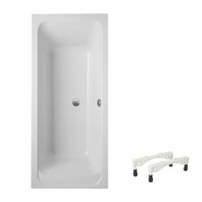 Baignoire droite 140 X 70 VILLEROY ET BOCH Architectura acrylique avec pieds