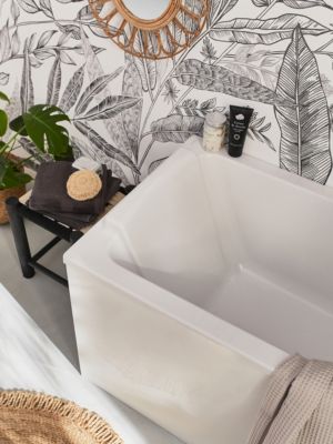 Baignoire droite 170 x 70 cm blanc brillant Jacob Delafon Sofa