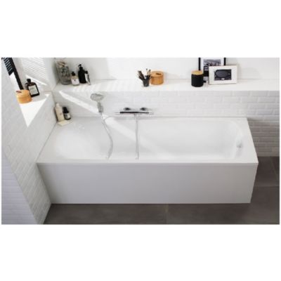 Baignoire droite 170 X 75 JACOB DELAFON Brive en acrylique renforcé + nettoyant