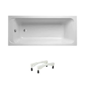 Baignoire droite 170 X 80 VILLEROY ET BOCH Architectura acrylique avec pieds