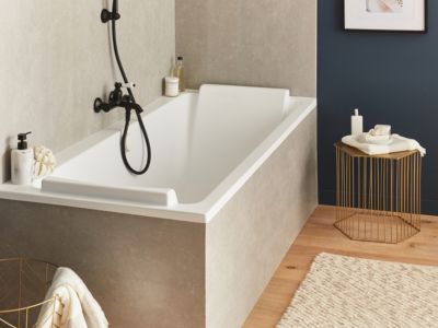 Baignoire droite 180 x 80 cm blanc brillant Jacob Delafon Sofa