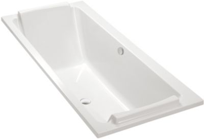 Baignoire droite 180 x 80 cm blanc brillant Jacob Delafon Sofa