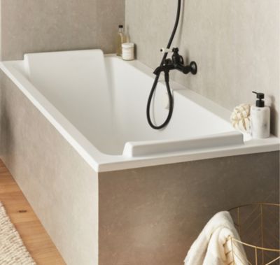 Baignoire droite 180 x 80 cm blanc brillant Jacob Delafon Sofa