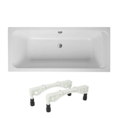 Baignoire droite 180 X 80 VILLEROY ET BOCH Architectura acrylique avec pieds