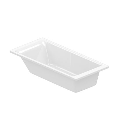 Baignoire droite Bolmen L. 170 cm x l. 75 cm blanc