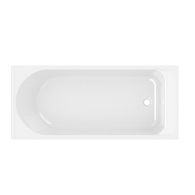 Baignoire droite Cavally L. 160 cm x l. 75 cm blanc