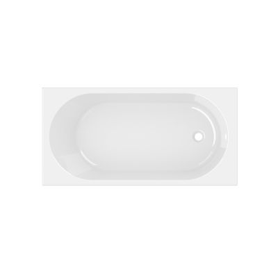 Baignoire droite Horyn L. 140 cm x l. 70 cm blanc