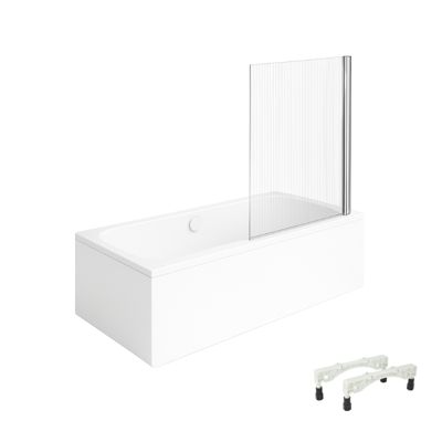 Baignoire droite VILLEROY & BOCH Architectura avec pieds 150 x 70 cm ...