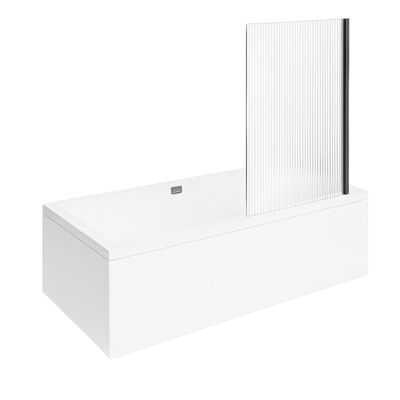 Baignoire droite VILLEROY ET BOCH Collaro 160 x 75cm Blanc mat vidage ...