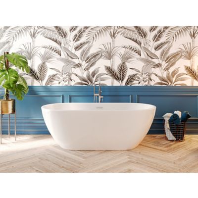 Baignoire îlot blanche Fidji 170x80 cm
