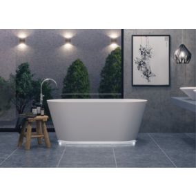 Baignoire îlot ALBAREA LED 150 x 75 cm