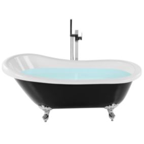 Baignoire îlot noire 153 x 77 cm CAYMAN