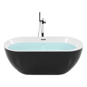 Baignoire îlot noire 170 x 80 cm NEVIS