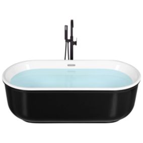 Baignoire îlot noire 170 x 80 cm PINEL