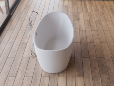 Baignoire îlot ovale NEROON 2.0 L. 170 x l. 80 cm, by SPALINA