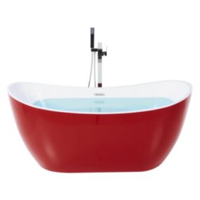 Baignoire îlot rouge 150 x 75 cm ANTIGUA