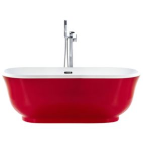 Baignoire îlot rouge 170 x 77 cm TESORO