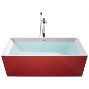 Baignoire îlot rouge 170 x 81 cm RIOS