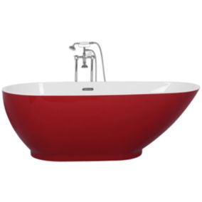 Baignoire îlot rouge 173 x 82 cm GUIANA