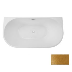 Baignoire îlot VICA GLAM GOLDEN 80 cm - 150cm