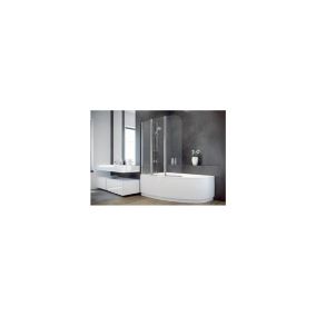 Baignoire MARY + pare baignoire - Gauche - 160cm