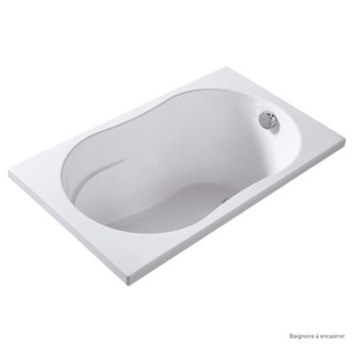 Baignoire Ouate 120 x 70 cm sans tablier Valentin