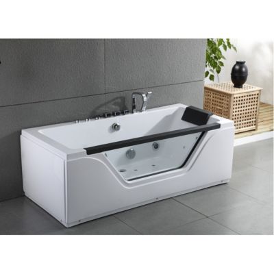 Baignoire rectangulaire balnéo 170x80 FIDJI