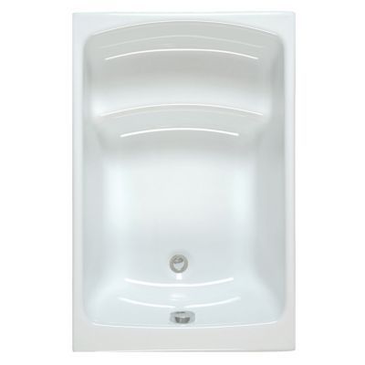 Baignoire sabot Allibert Flavis L.105 x l.70 x H.37,5 cm coloris blanc avec pieds