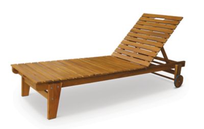 Bain de soleil bois Blooma Denia