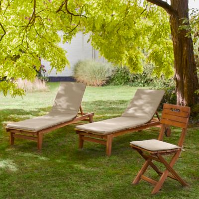 Bain de soleil bois Blooma Denia